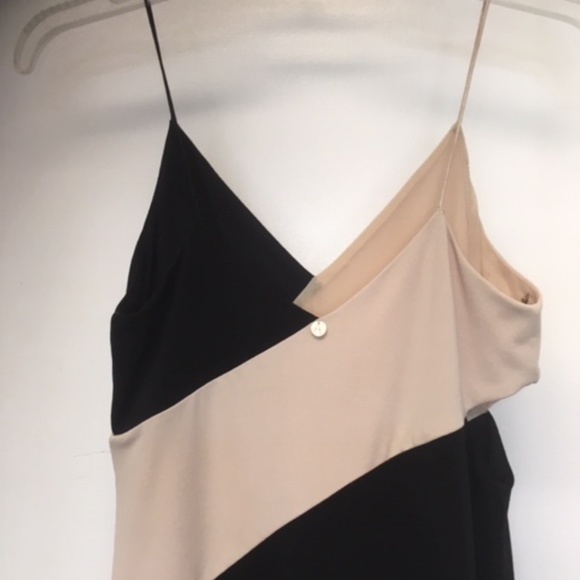 ALICE + OLIVIA Black Aurora Cut Out Dress Sz 4 EUC - Picture 10 of 11